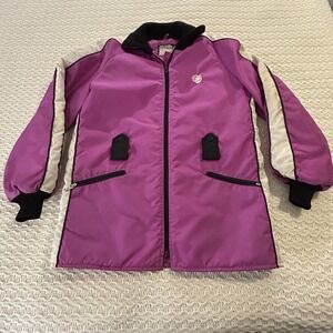 Rare‎ Vintage Arctic Cat Pink Purple Arctic Wear Snowmobile Ski Jacket Sz Medium